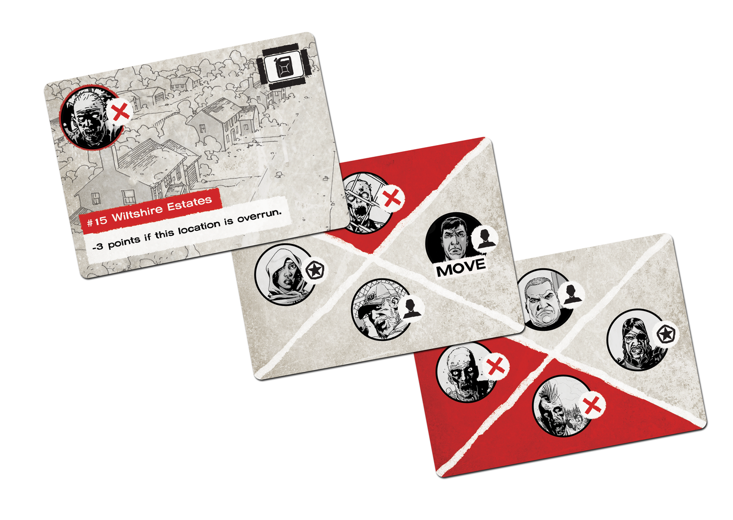 The Walking Dead: Surrounded Wallet Game [PRE-ORDER - SHIPPING IN MAY 2024]
