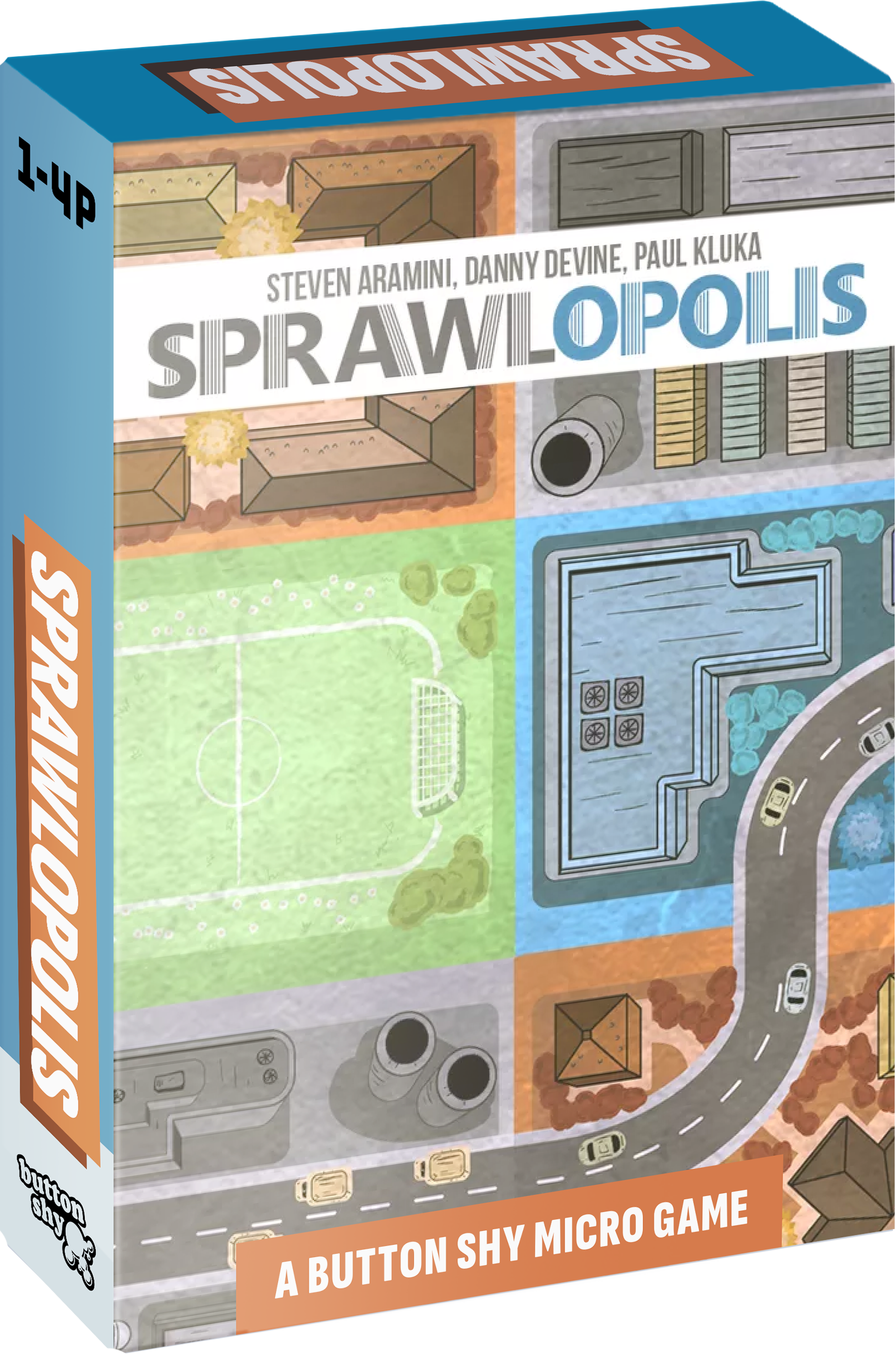 Sprawled Game Sprawlopolis (BOXED GAME PRE-ORDER - SHIPPING IN OCTOBER 2026) – Button Shy